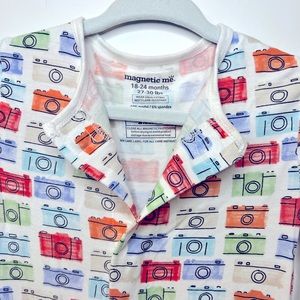 Magnetic Me Camera Print Onesie 18-24 Months